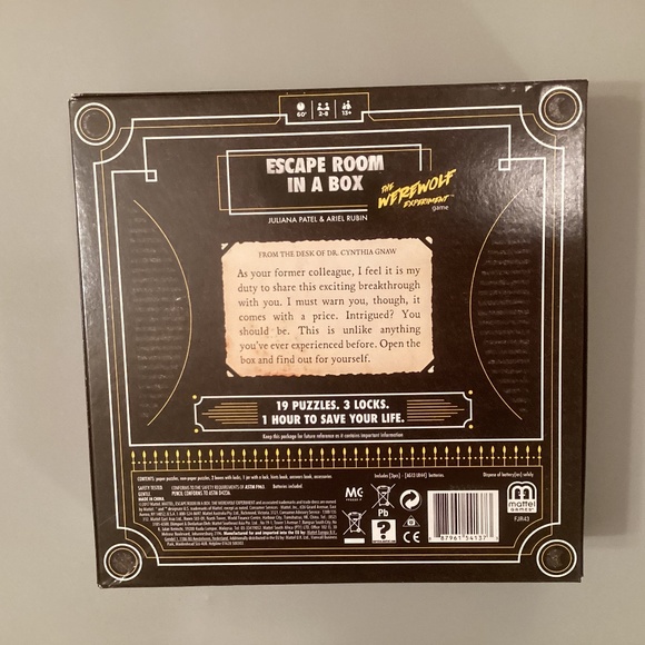 Escape Room in a Box: The Werewolf Experiment game - Picture 7 of 7